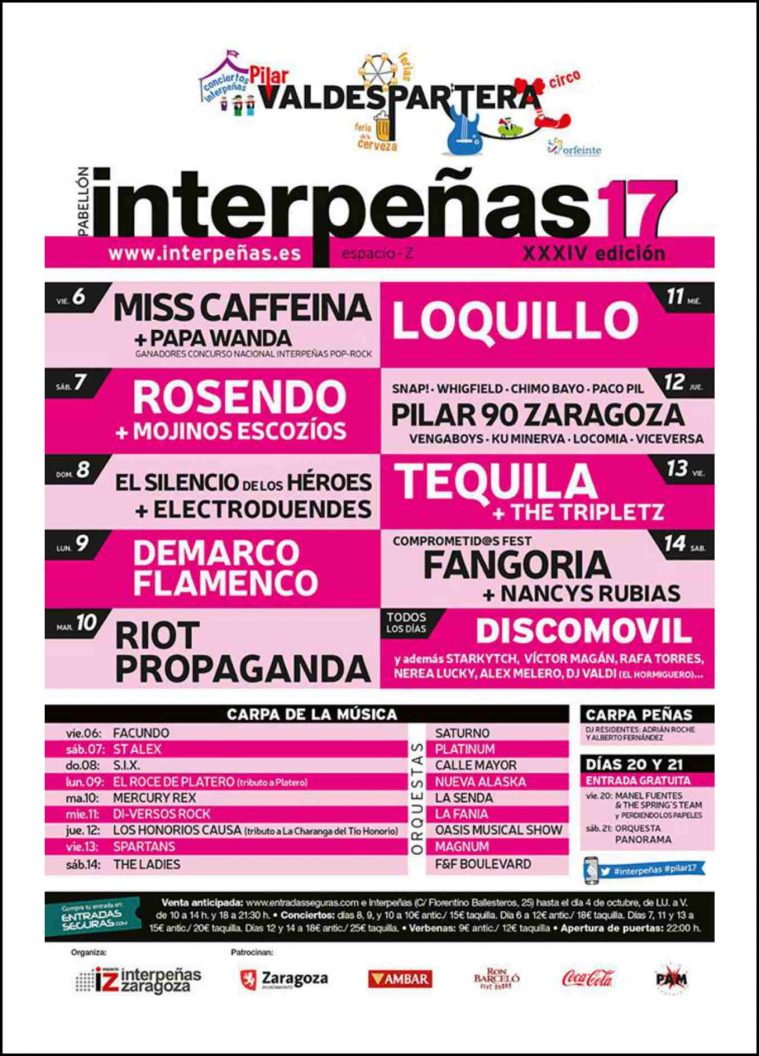 Conciertos Interpeñas