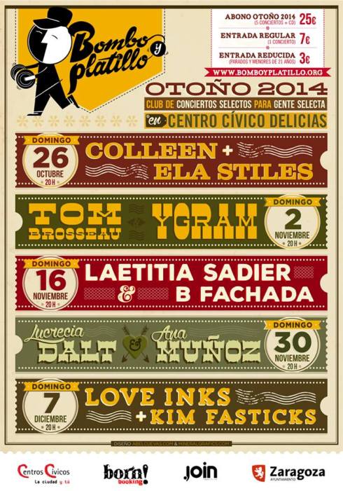Cartel ciclo bombo y platillo otoño 2014