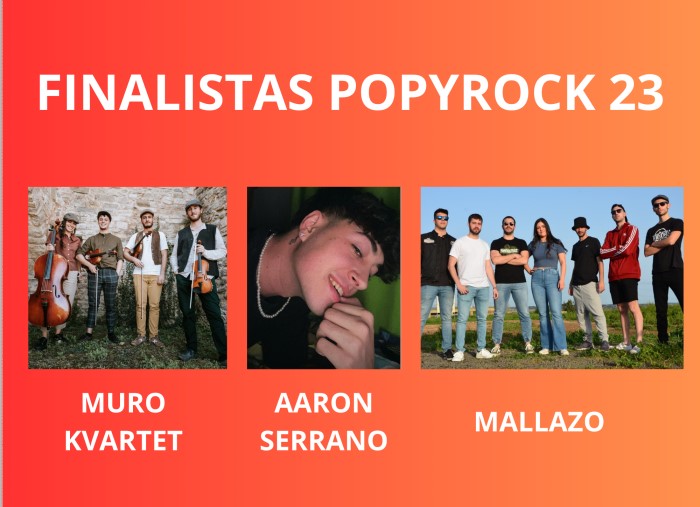 Finalistas popyrock 2023