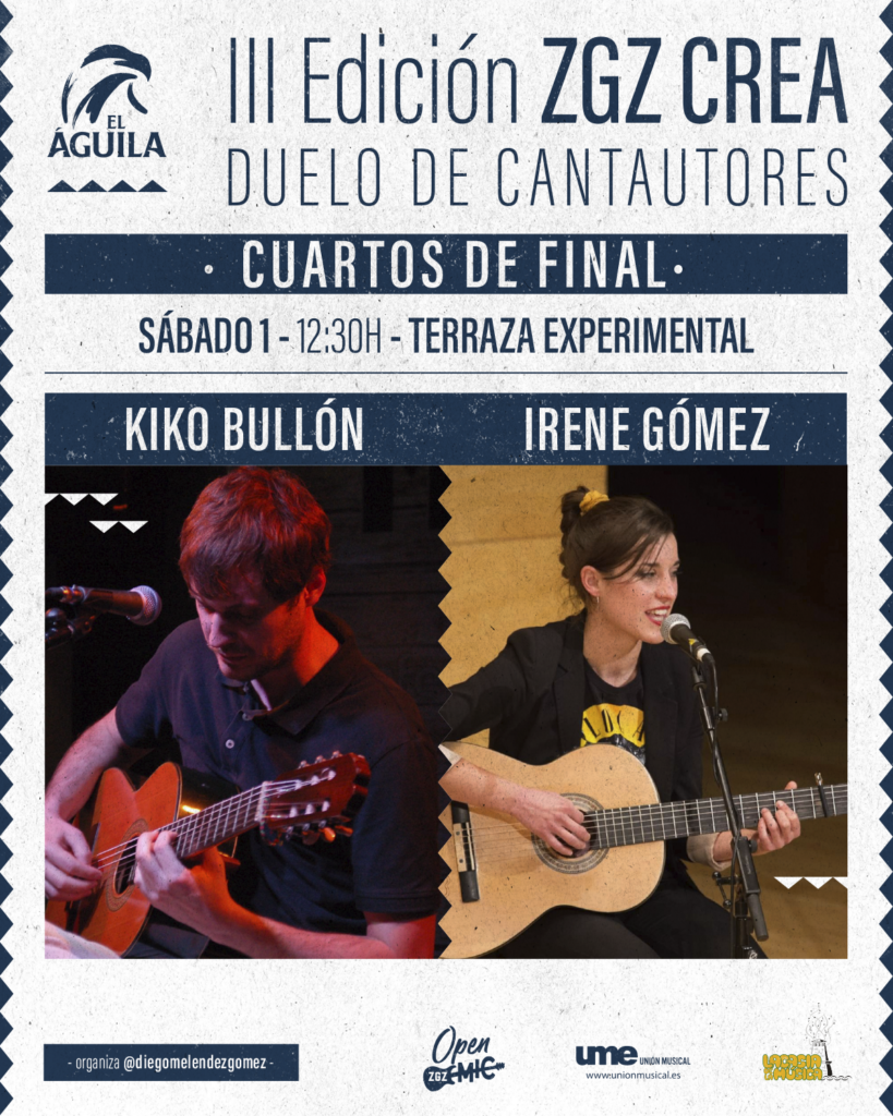 Sábado 1 de junio a las 12.30h zgz crea